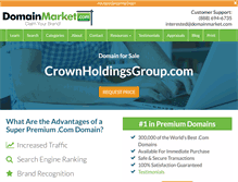 Tablet Screenshot of crownholdingsgroup.com